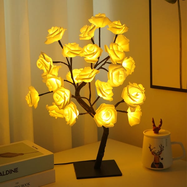 🌠 2026 New & Smart Decor | Rose Tree Night Light | Touch Control & 8 Color Modes 💡【-50%】