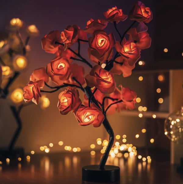 🌠 2026 New & Smart Decor | Rose Tree Night Light | Touch Control & 8 Color Modes 💡【-50%】