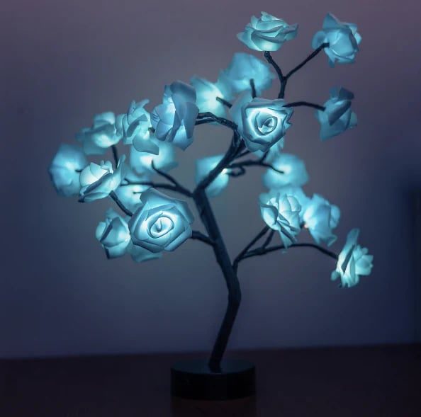 🌠 2026 New & Smart Decor | Rose Tree Night Light | Touch Control & 8 Color Modes 💡【-50%】