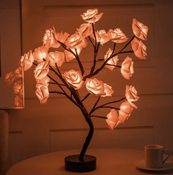 🌠 2026 New & Smart Decor | Rose Tree Night Light | Touch Control & 8 Color Modes 💡【-50%】
