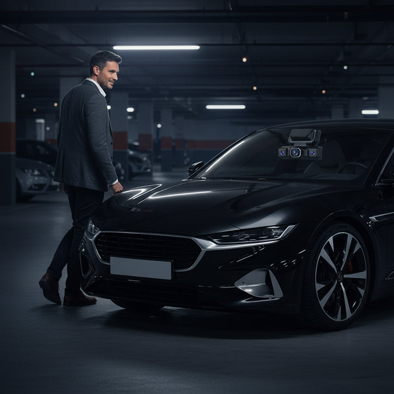 📹 4-Channel 360° Dash Cam – Full Coverage Recording, Night Vision & Parking Monitor 🛡️