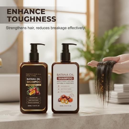💇♀️ 76% OFF FLASH SALE ! ⚡ Batana Oil Nourishing & Smoothing Shampoo – Natural Batana Oil Infusion, Frizz Control, Deep Hydration 🧴