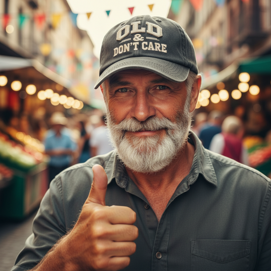 Unisex Adjustable Retro Slogan Baseball Cap