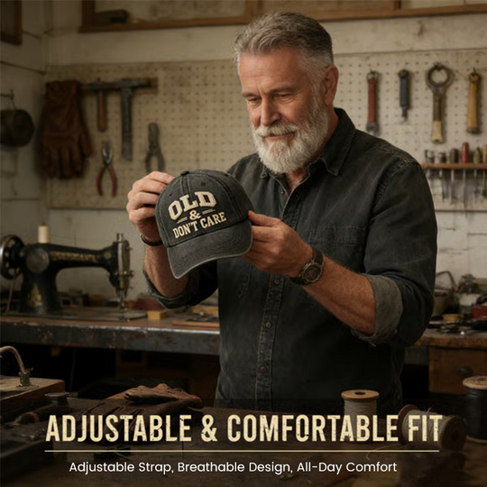 Unisex Adjustable Retro Slogan Baseball Cap