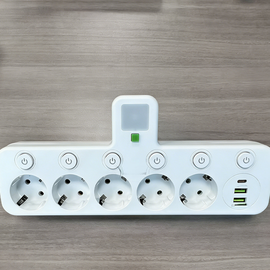 Smart Power Strip with USB Ports