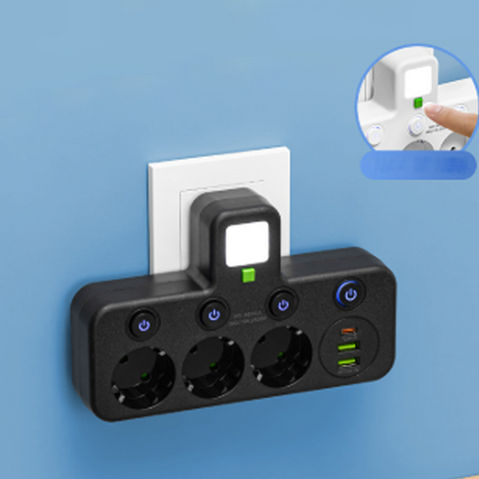 Smart Power Strip with USB Ports