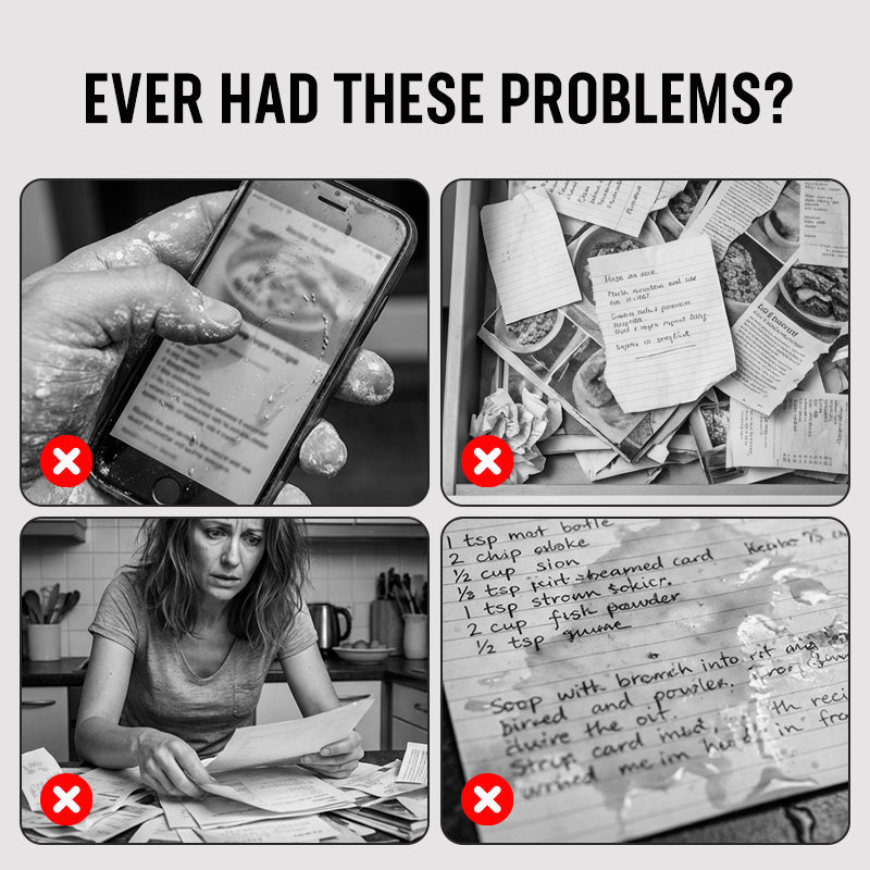 104 Sheets Notebook for Recipes