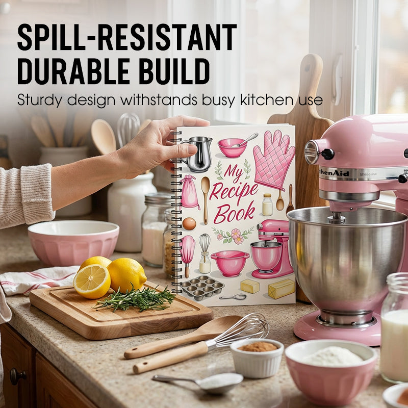 104 Sheets Notebook for Recipes