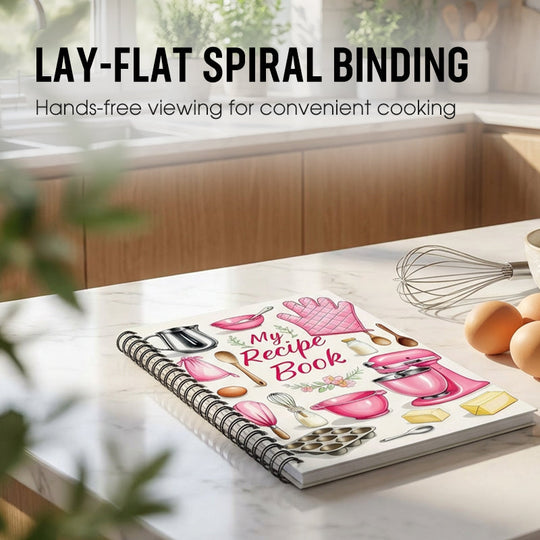 104 Sheets Notebook for Recipes