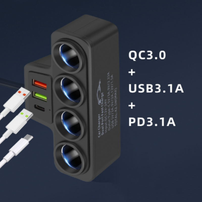 Hot Sale 🔥 Deals-7-in-1 Cigarette Lighter Adapter