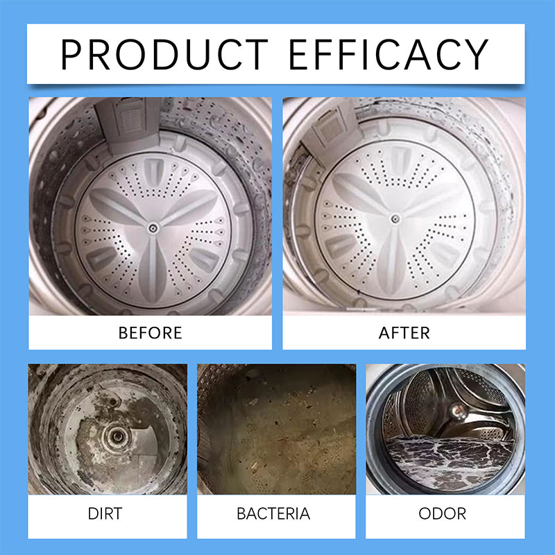 Powerful Washing Machine Cleaner Tablets - 12 Counts