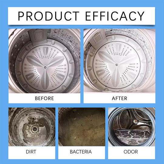 Powerful Washing Machine Cleaner Tablets - 12 Counts