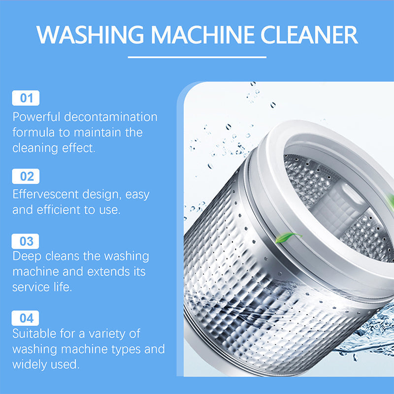 Powerful Washing Machine Cleaner Tablets - 12 Counts