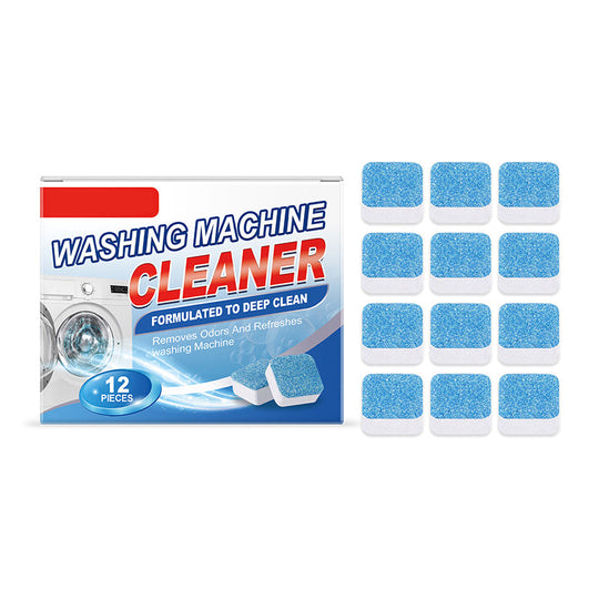 Powerful Washing Machine Cleaner Tablets - 12 Counts