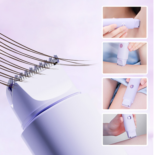 🪒 30% OFF! 💜 Electric Dual-Head Body Hair Trimmer – Waterproof, Hypoallergenic & Perfect for Sensitive Skin! 🚿✨