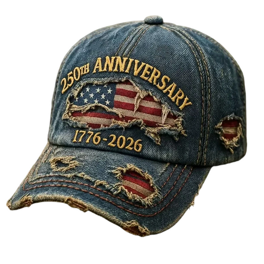 250th Anniversary Distressed Baseball Cap
