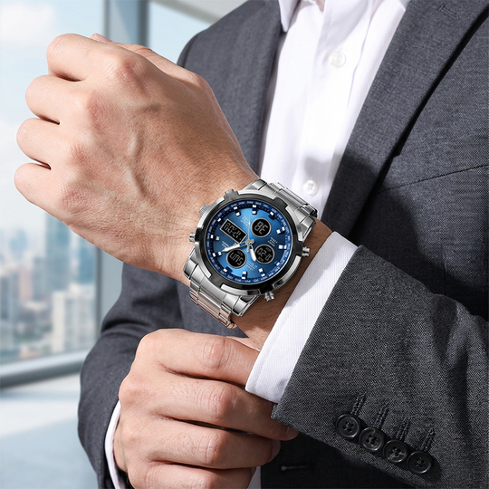 ⌚ 50% OFF NOW! 🪖 Men‘s Military Watch – Analog-Digital Display, Waterproof & Shock-Resistant 🛡️