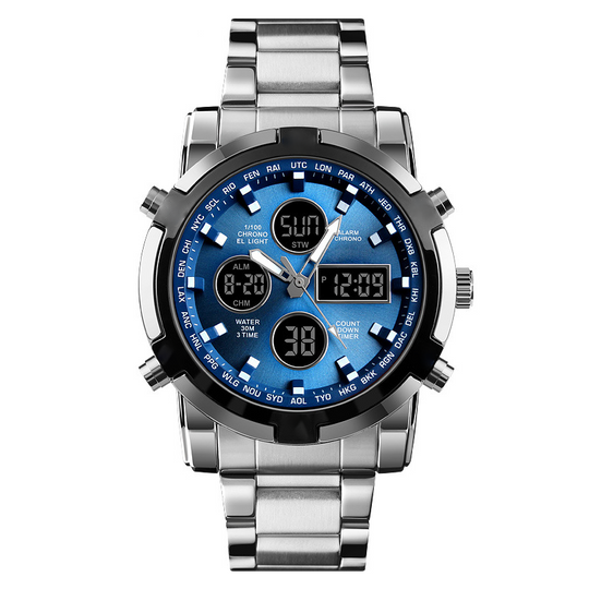 ⌚ 50% OFF NOW! 🪖 Men‘s Military Watch – Analog-Digital Display, Waterproof & Shock-Resistant 🛡️