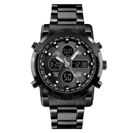 ⌚ 50% OFF NOW! 🪖 Men‘s Military Watch – Analog-Digital Display, Waterproof & Shock-Resistant 🛡️