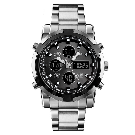 ⌚ 50% OFF NOW! 🪖 Men‘s Military Watch – Analog-Digital Display, Waterproof & Shock-Resistant 🛡️