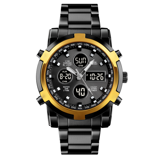 ⌚ 50% OFF NOW! 🪖 Men‘s Military Watch – Analog-Digital Display, Waterproof & Shock-Resistant 🛡️