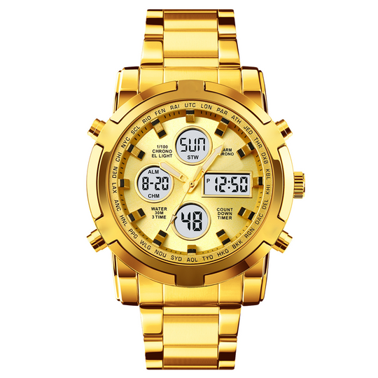 ⌚ 50% OFF NOW! 🪖 Men‘s Military Watch – Analog-Digital Display, Waterproof & Shock-Resistant 🛡️