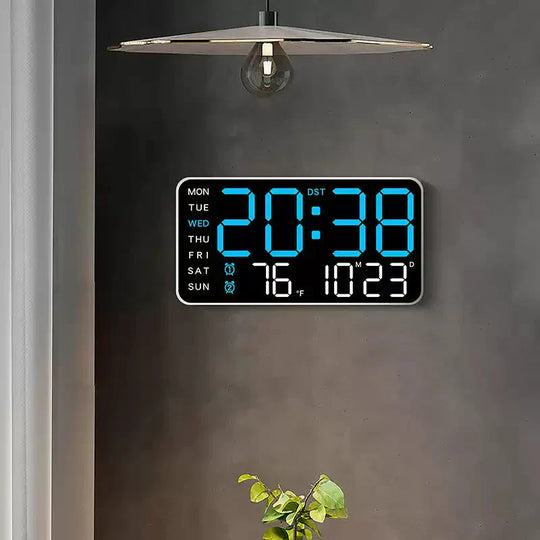 Multifunctional decorative LED digital wall clock, the limitless digital clock for the modern Norwegian home
