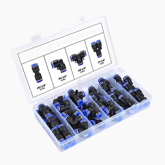 ✨1/4 Inch Pneumatic Push-to-Connect Air Hose Fittings Kit