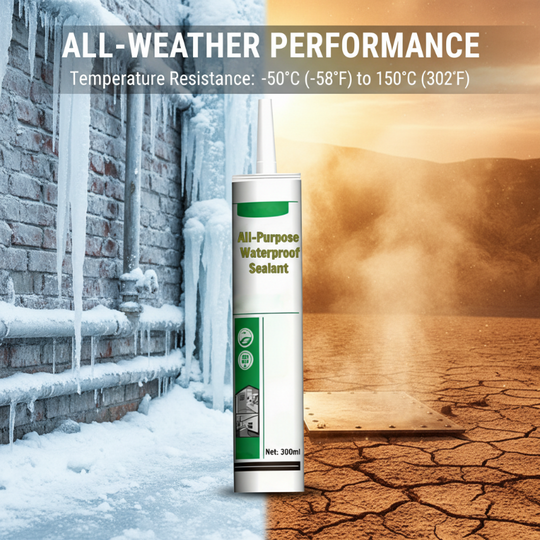 Marine-grade waterproof silicone sealant✅