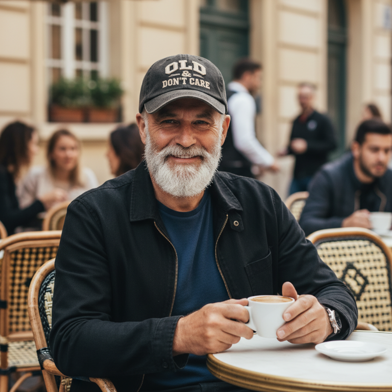 🧢 LIMITED-TIME 50% OFF! ✨ "OLD & DON'T CARE" Retro Baseball Cap – Unisex, Adjustable, Distressed Design 😎