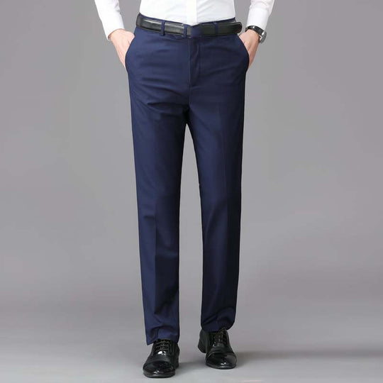 Men's Classic Fit Lightweight Casual Stretch Suit Pants