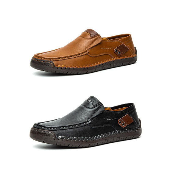💎 60% OFF! 💎 Classic Men’s Slip-On Leather Shoes – Premium Calfskin, All-Day Comfort & Effortless Style