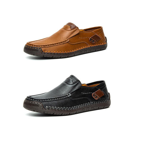 💎 60% OFF! 💎 Classic Men’s Slip-On Leather Shoes – Premium Calfskin, All-Day Comfort & Effortless Style