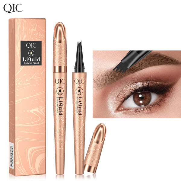 ✨ 3D Microblading Eyebrow Pencil – 4-Prong Tip, Waterproof & Natural Hair-Like Strokes 🖌️