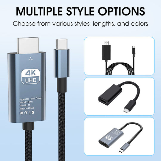 4K HD Type-C to HDMI Display Adapter