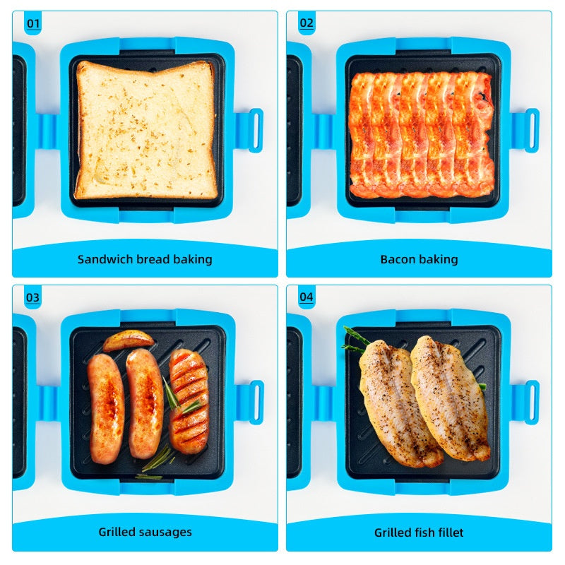 🥪 50% OFF NOW! 🔥 Microwave Toaster & Sandwich Maker – Fast Cooking, Non-Stick & Easy to Clean ✨