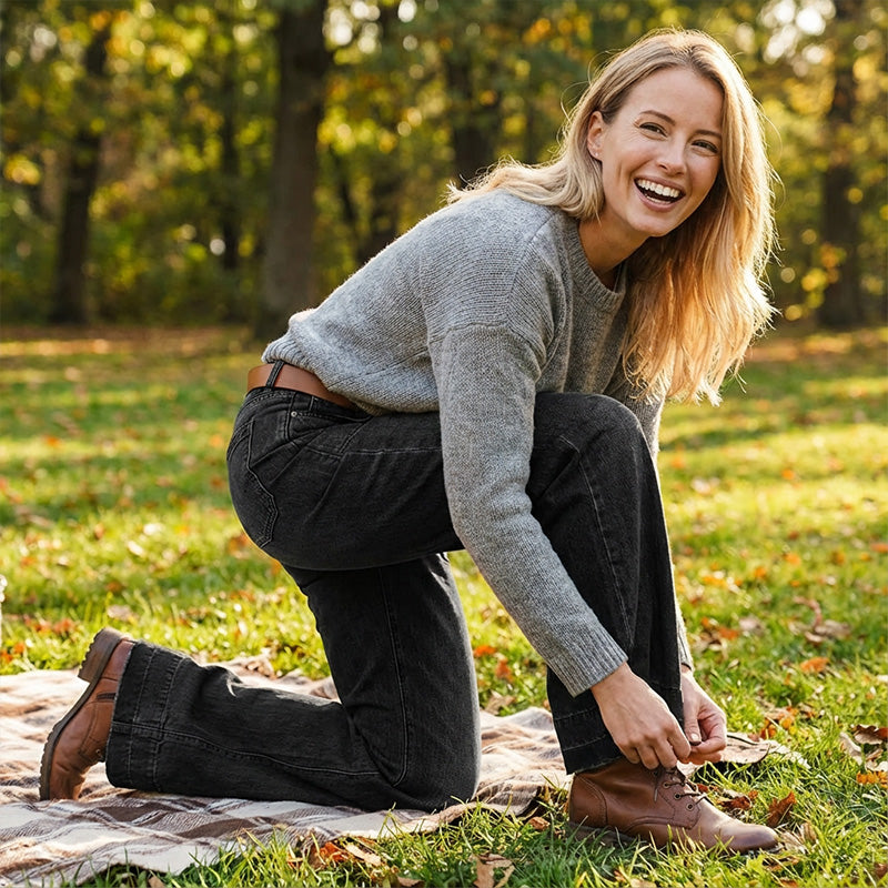 🎁2026 New Arrivals 51% OFF💥Women's Retro Flare Jeans with Pockets