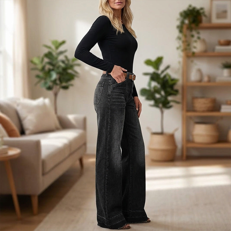 🎁2026 New Arrivals 51% OFF💥Women's Retro Flare Jeans with Pockets