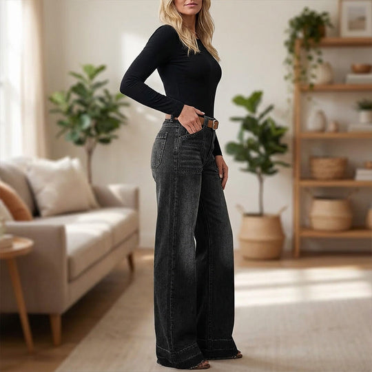 🎁2026 New Arrivals 51% OFF💥Women's Retro Flare Jeans with Pockets