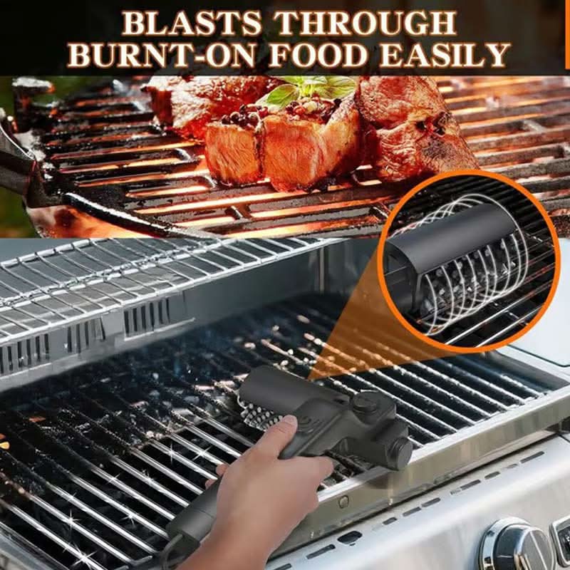 🔥 50% OFF NOW! 🍖 Cordless Electric BBQ Brush Cleaner – Deep Cleaning, Long Handle & Rechargeable 🔋