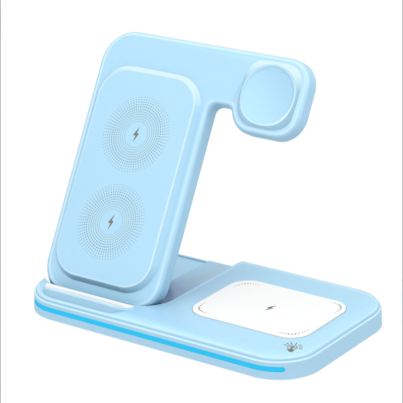 3-in-1 Foldable Magnetic Wireless Charging Stand