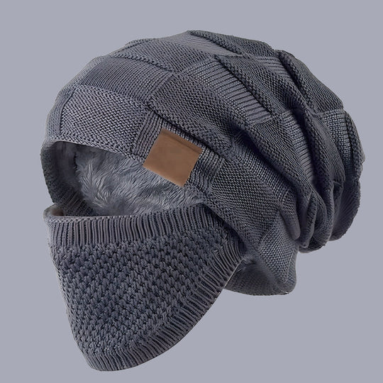 Winter Warm Beanie Hat with Face Cover