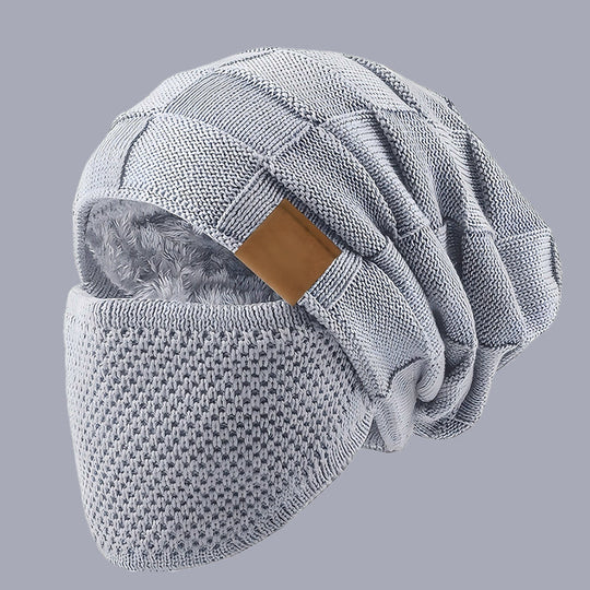 Winter Warm Beanie Hat with Face Cover