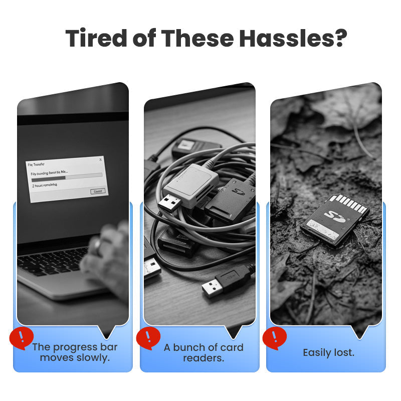 Portable USB-C Card Reader for SD & Micro SD