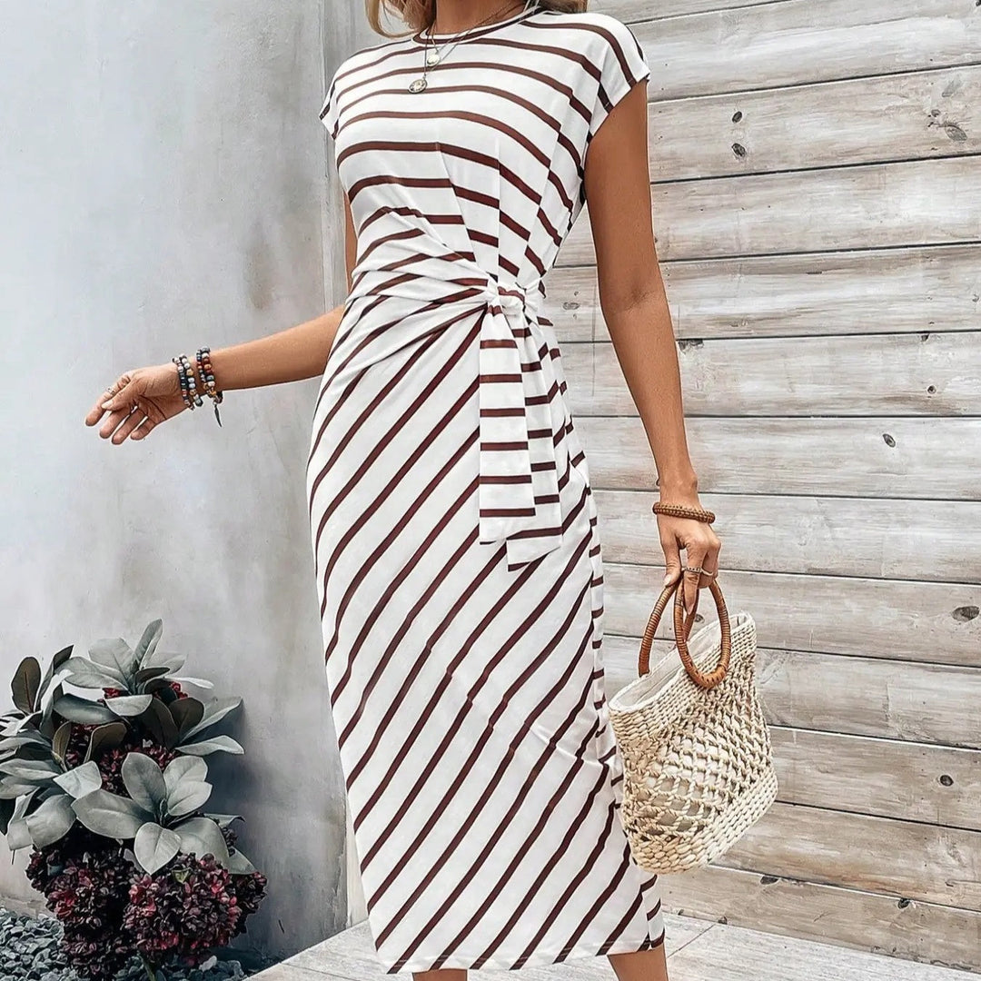 🔥2026 New Arrivals: 50% Off for a Limited Time!🔥🥰Women's Elegant Tie Waist Dress