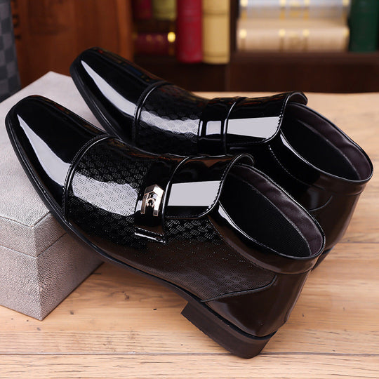 Men's Elegant Shiny PU Leather Shoes