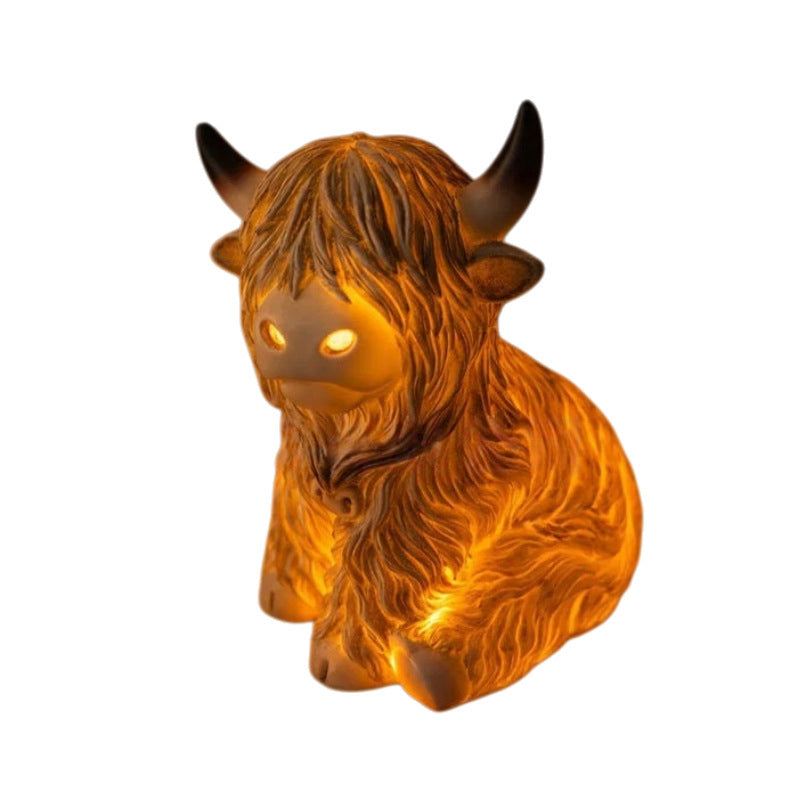 ⏳Limited offer: 50% OFF! 💥🐮 The Cozy Highland Glow: Highland Cattle Lamp