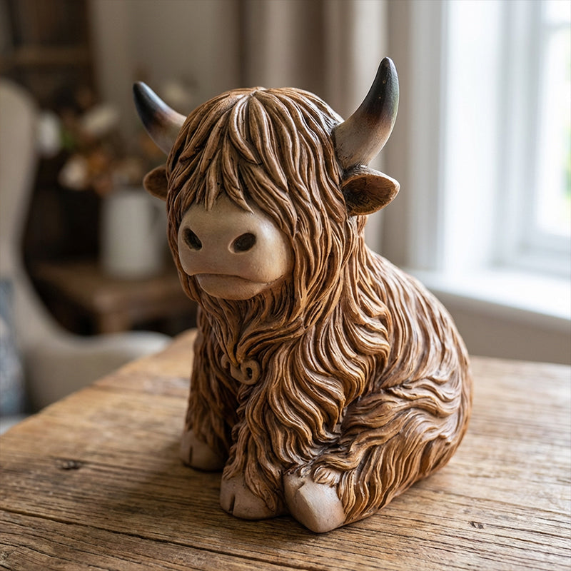 ⏳Limited offer: 50% OFF! 💥🐮 The Cozy Highland Glow: Highland Cattle Lamp