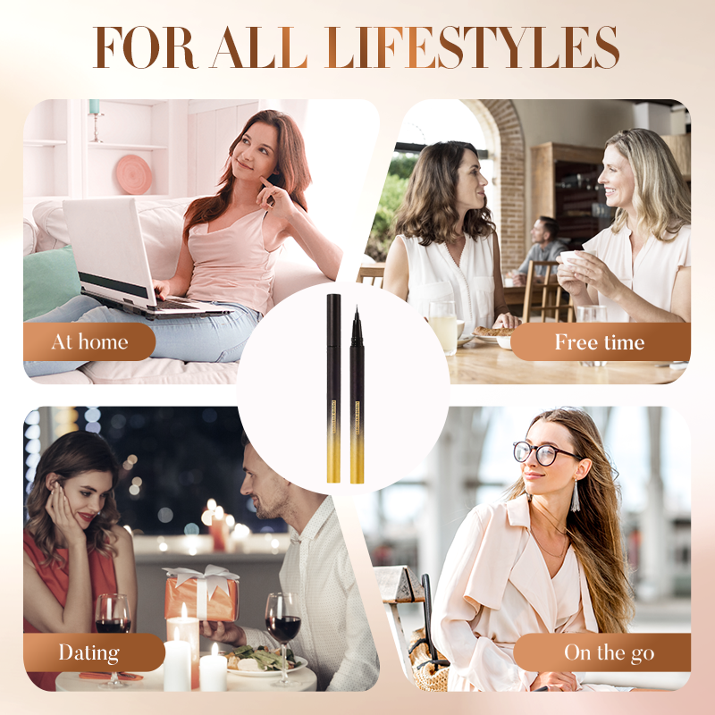 🥳2026 HOT SALE🥳💞50K+ SOLD!💦☔ 50% OFF Waterproof Liquid Eyeliner Pen – Ultra-precise tip for a crisp line that stays put all day. Smudge-proof, fade-proof, flawless. 🖋️🔒