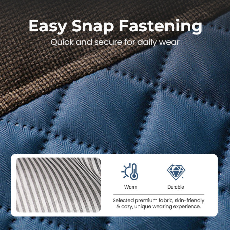 Men's Quilted Stand Collar Jacket